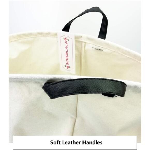 Large Storage Basket,Laundry Hamper/Bathroom/Home Decor/Collapsible - Picture 3 of 7